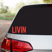 LIVIN Car Sticker
