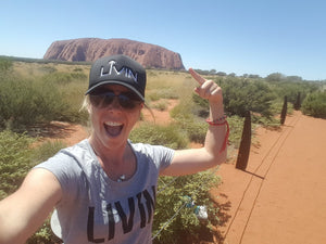 Taking LIVIN to Uluru