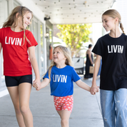 Kids LIVIN Tee - Red