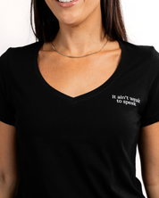 Motto V Neck Tee