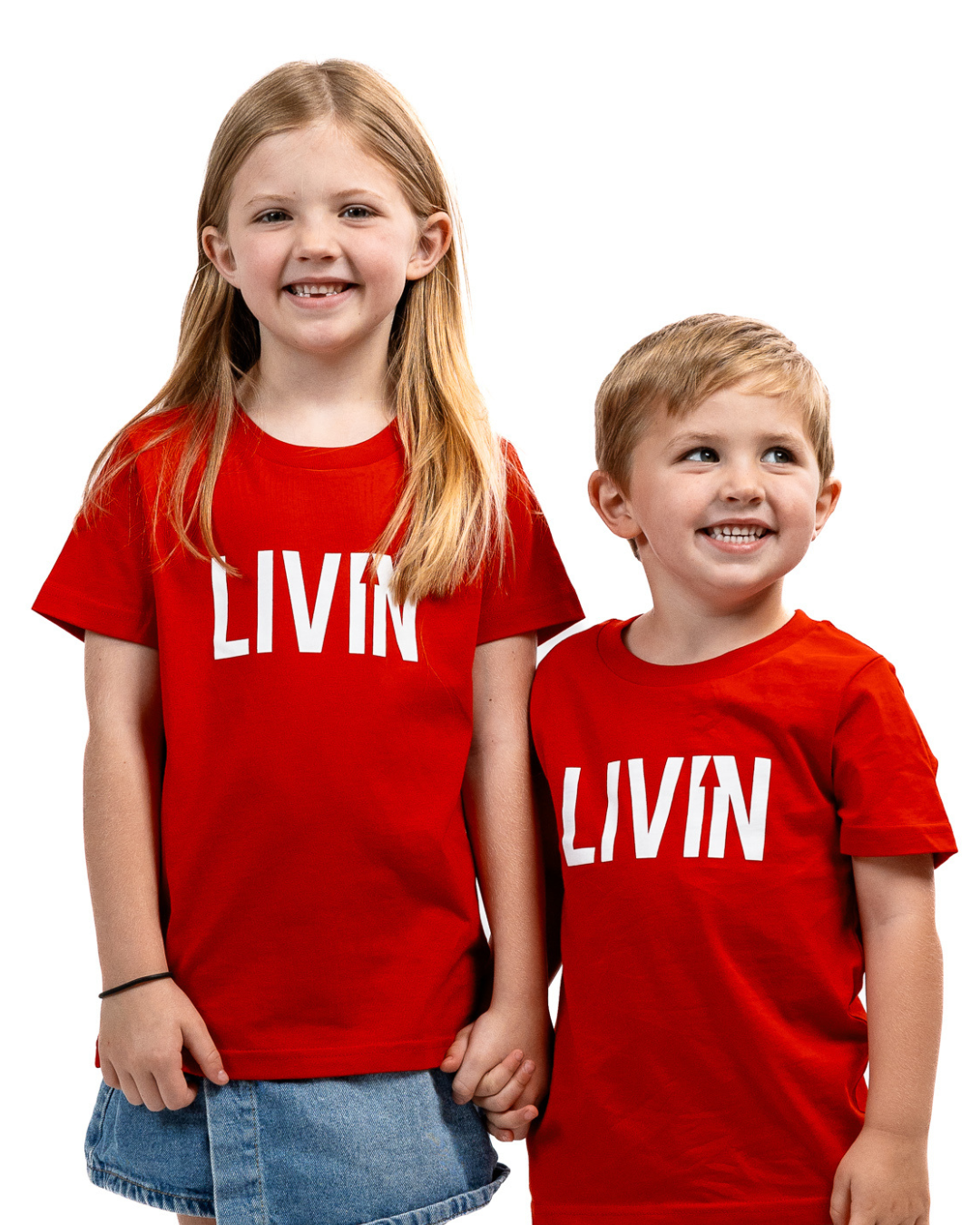 Kids LIVIN Tee - Red