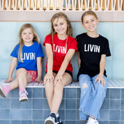 Kids LIVIN Tee - Black