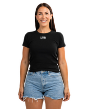 Rib Tee - Black