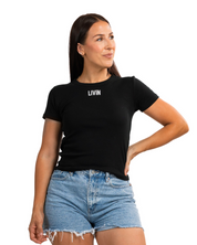 Rib Tee - Black