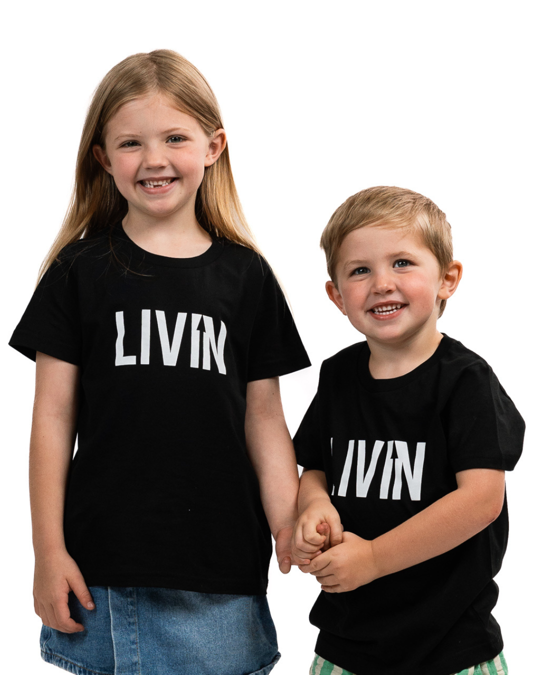 Kids LIVIN Tee - Black