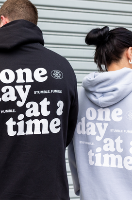 One Day Hoodie - Faded Blue