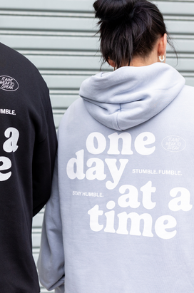 One Day Hoodie - Faded Blue