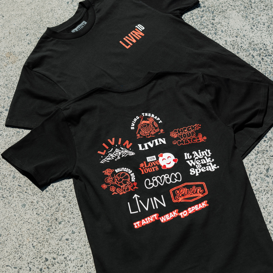 LIVIN 10 Year Anniversary Tee