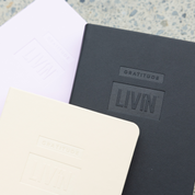 LIVIN x MiGOALS Gratitude Journal - Black