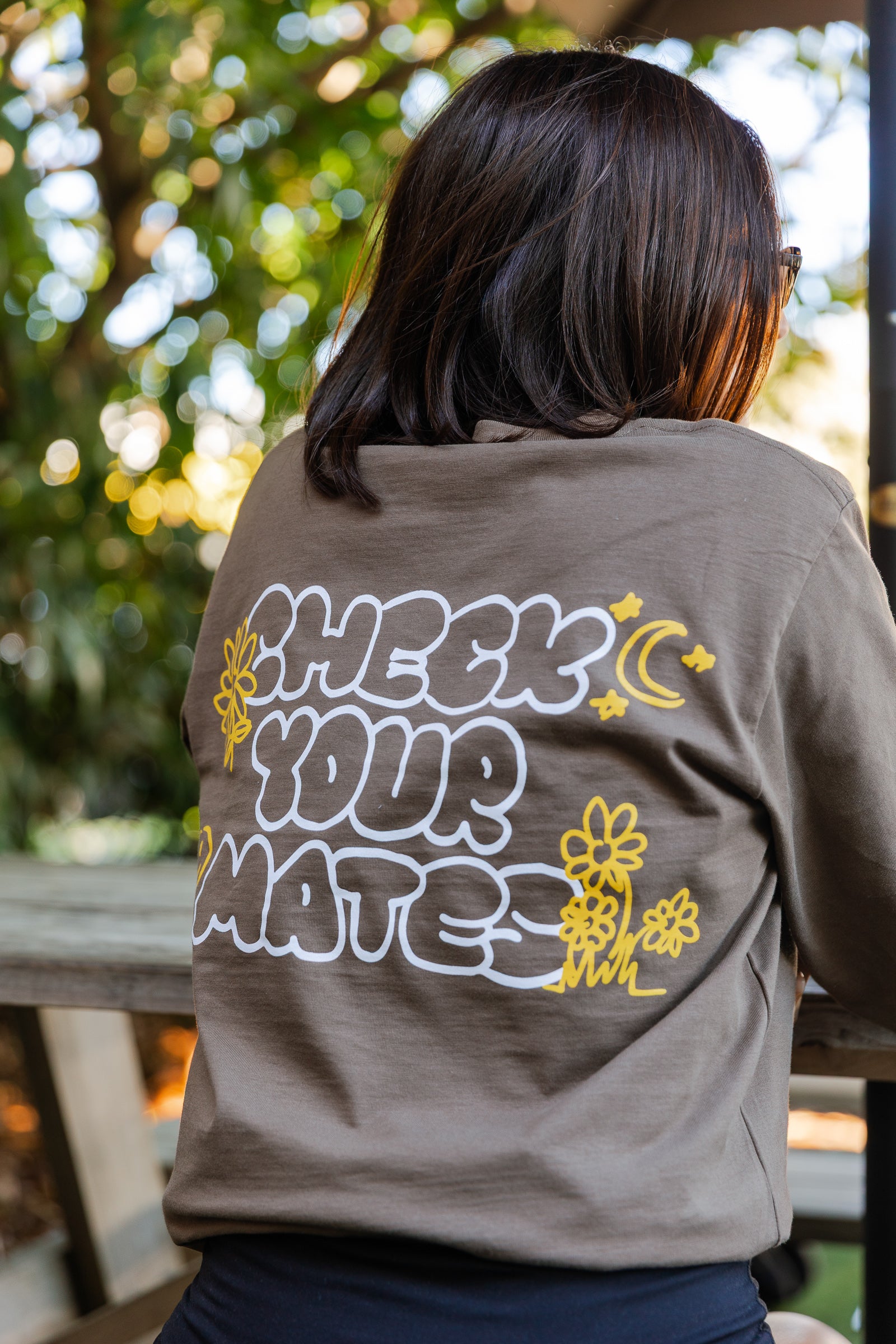 Check Your Mates Long Sleeve Tee
