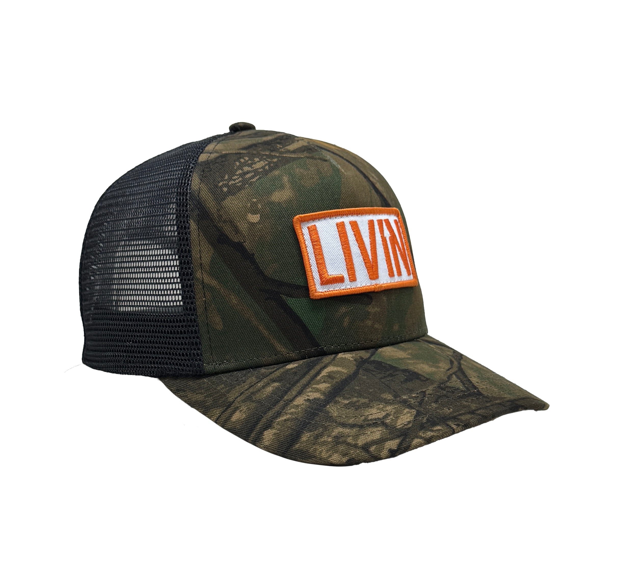 LIVIN Camo Trucker Cap