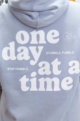 One Day Hoodie - Faded Blue